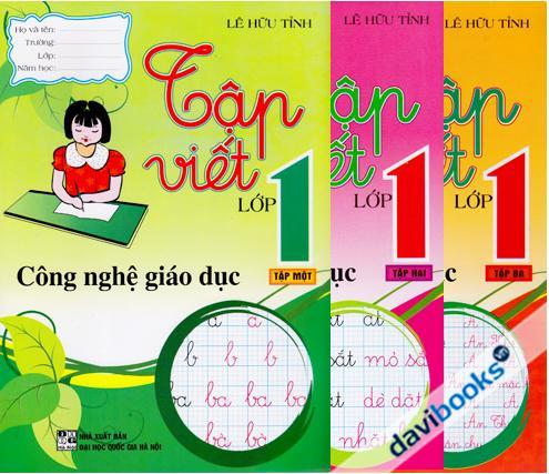 Tập Viết Lớp 1 Công Nghệ Giáo Dục (3 Tập)