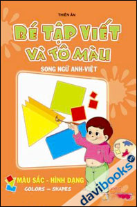 Tập viết và tô màu(Song ngữ): Màu sắc hình khối