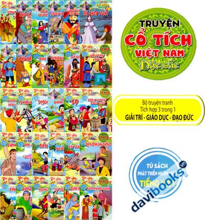 Truyện Cổ Tích Việt Nam Đặc Sắc - Tủ Sách Phát Triển Ngôn Ngữ Tiếng Việt (Bộ 30 Cuốn)