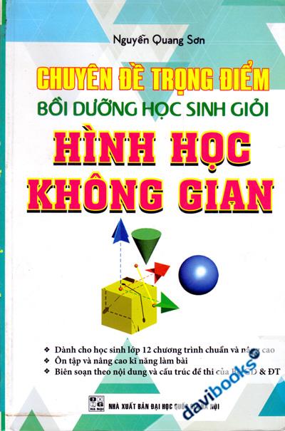 Chuyên Đề Trọng Điểm Bồi Dưỡng Học Sinh Giỏi Hình Học Không Gian