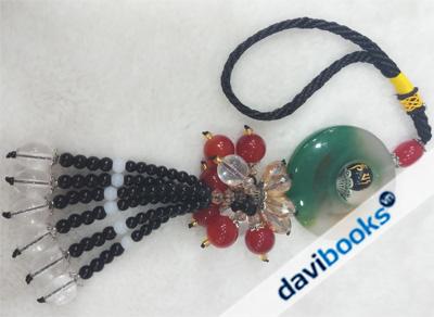 (ad11015) Treo Xe Ngọc Bội Giả Đá 2