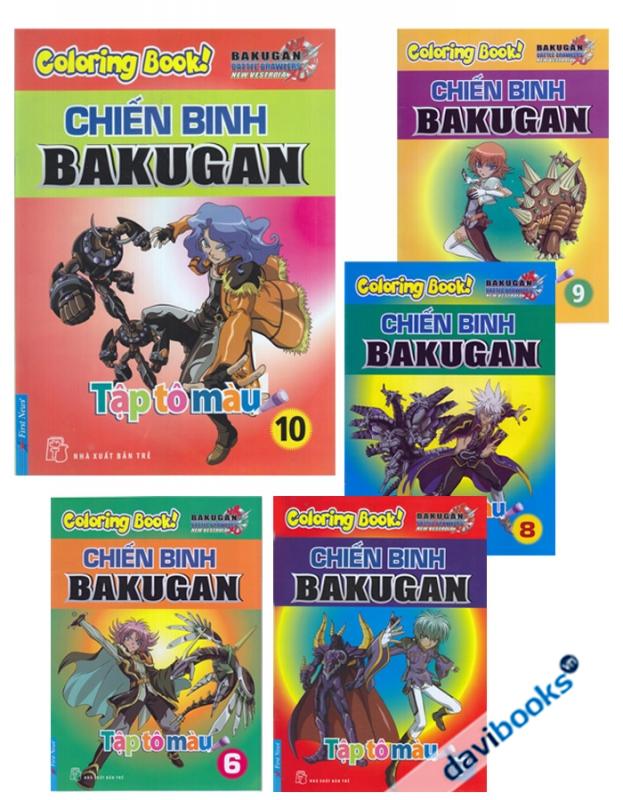 Bộ Tập Tô Màu Chiến Binh Bakugan