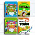 Combo Đề Kiểm Tra Toán + Tiếng Việt + Tiếng Anh Lớp 5 (Bộ 4 Cuốn)