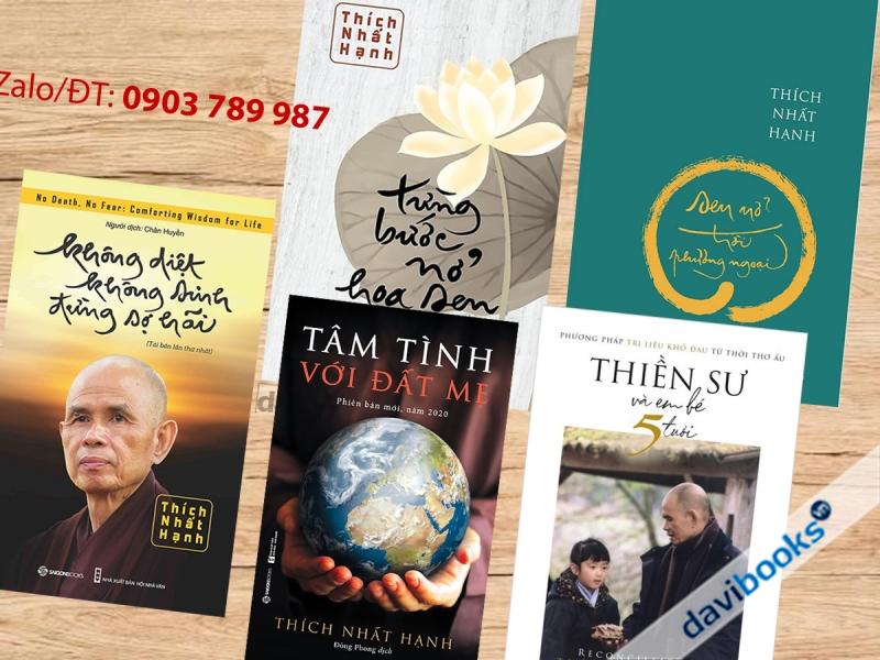 5 Cuốn Sách Của Thiền Sư Thích Nhất Hạnh (Bộ 5 Cuốn)