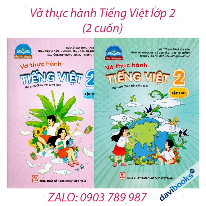 Vở Thực Hành Tiếng Việt 2 (2 Cuốn)