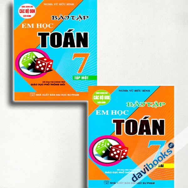 Combo Bài Tập Em Học Toán Lớp 7 (Dùng Chung Cho Các Bộ SGK Mới Hiện Hành) (Bộ 2 Cuốn)