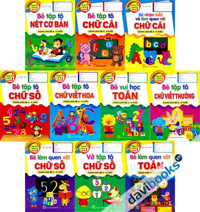 Chuẩn Bị Cho Bé Vào Lớp 1 (Bộ 10 cuốn)
