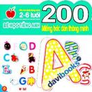 200 Miếng Bóc Dán Thông Minh Bé Học Tiếng Anh