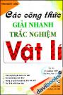 Các Công Thức Giải Nhanh Trắc Nghiệm Vật Lí