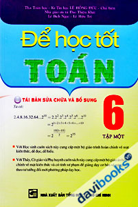 Để Học Tốt Toán 6 Tập 1