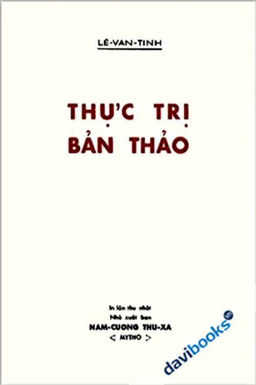 Thực Trị Bản Thảo - Lê Văn Tịnh