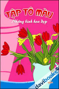 Tập tô màu - Những bình hoa đẹp