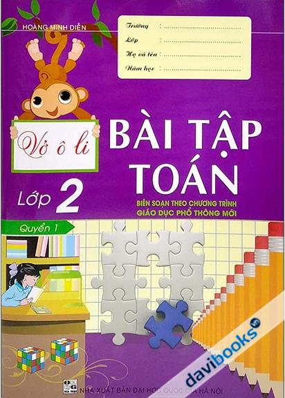 Vở Ô Li Bài Tập Toán Lớp 2 Quyển 1 (Biên Soạn Theo Chương Trình Giáo Dục Phổ Thông Mới)