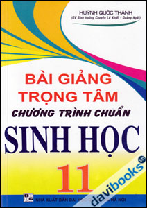 Bài Giảng Trọng Tâm Chương Trình Chuẩn Sinh Học 11