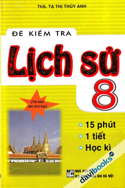 Đề Kiểm Tra Lịch Sử 8