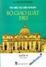 Tìm Hiểu Các Điều Khoản Bộ Giáo Luật 1983 (Quyển VII - Tố Tụng)