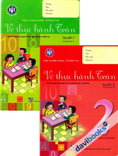 Vở Thực Hành Toán 2 Theo Chương Trình Giảm Tải Của Bộ Giáo Dục Và Đào Tạo (Quyển 1 Quyển 2)