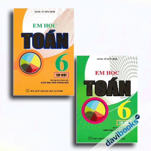 Combo Em Học Toán 6 (Theo Chương Trình Giáo Dục Phổ Thông Mới, Bộ 2 Cuốn)