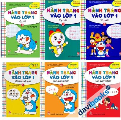 Hành Trang Vào Lớp 1 (Trọn Bộ 6 Tập) Dành Cho Bé Từ 5 6 Tuổi
