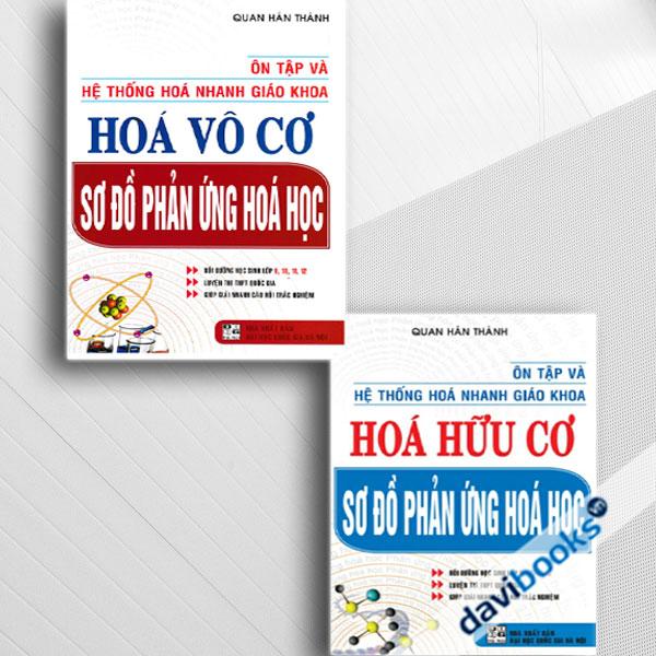 Combo Ôn Tập Và Hệ Thống Hóa Nhanh Giáo Khoa: Hóa Hữu Cơ + Hóa Vô Cơ Sơ Đồ Phản Ứng Hóa Học (Bộ 2 Cuốn)