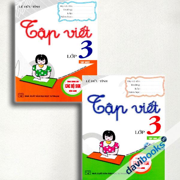 Combo Tập Viết Lớp 3 (Dùng Chung Cho Các Bộ SGK Hiện Hành, Bộ 2 Cuốn)