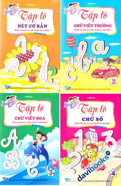 Bộ Bé Tập Tô Dành Cho Bé 5 6 Tuổi Chuẩn Bị Vào Lớp 1