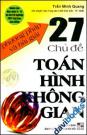 Phương Pháp Và Bài Giải 27 Chủ Đề Toán Hình Học Không Gian
