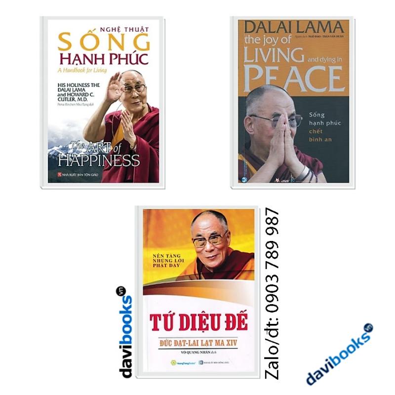 Combo Nghệ Thuật Sống Hạnh Phúc + Sống Hạnh Phúc Chết Bình An + Tứ Diệu Đế (3 Cuốn) - Đức-Đạt-Lai-Lạt-Ma