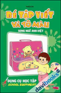 Tập viết và tô màu(Song ngữ): Dụng Cụ Học Tập