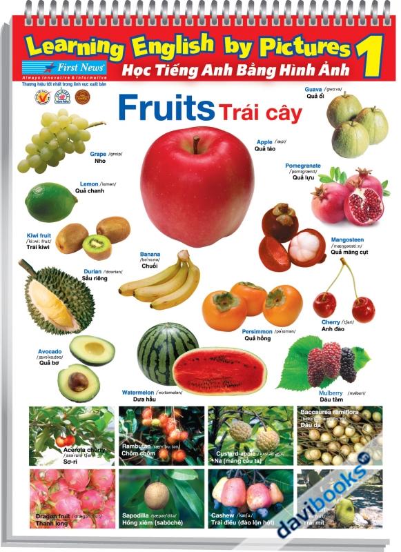 Poster Học Tiếng Anh Bằng Hình Ảnh Khổ Nhỏ 1