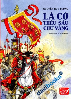 Lá Cờ Thêu Sáu Chữ Vàng