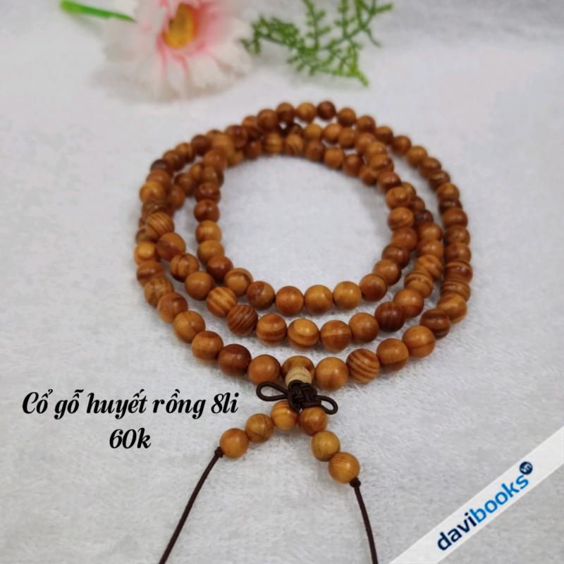 (ad11177) Chuỗi Quấn Tay 108 Hạt Huyết Long 8Li