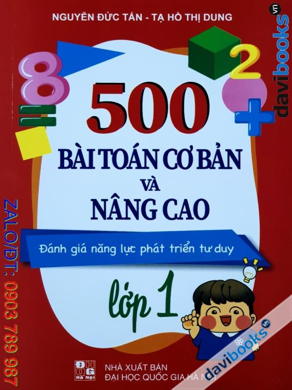 500 Bài Toán Cơ Bản Và Nâng Cao Lớp 1 (Bộ SGK Hiện Hành)