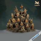 Tượng Phật Thiếu Lâm Thập Bát La Hán - Nhỏ