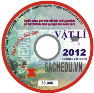 Đĩa CD Ngân Hàng Đề Thi Trắc Nghiệm Môn Vật Lý 2012 (500.000 Câu Hỏi Trắc Nghiệm Và Đáp Án)