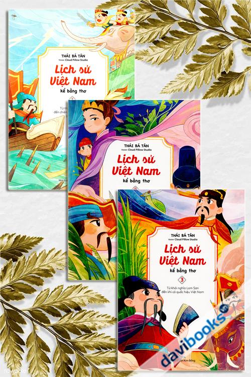 Lịch Sử Việt Nam Kể Bằng Thơ (Bộ 3 Cuốn)