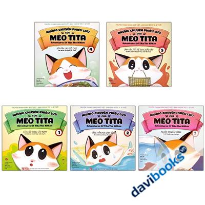 Những Chuyến Phiêu Lưu Của Mèo Tita (Bộ 5 Tập)