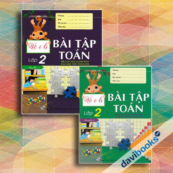 Combo Vở Ô Li Bài Tập Toán Lớp 2 (Bộ 2 Cuốn)