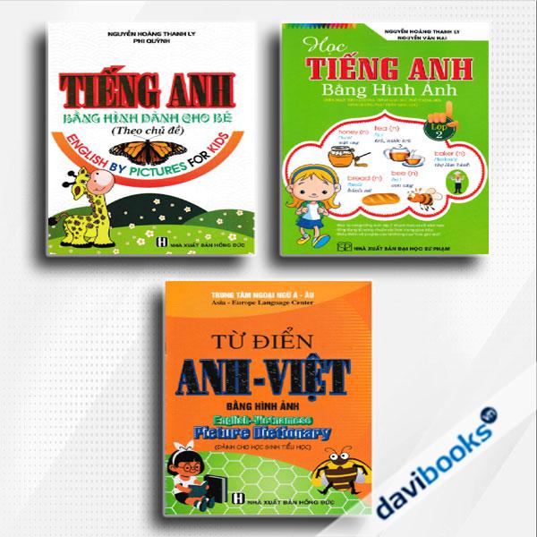 Combo Từ Điển Anh Việt Bằng Hình Ảnh + Tiếng Anh Bằng Hình Dành Cho Bé (Theo Chủ Đề) + Học Tiếng Anh Bằng Hình Ảnh Lớp 2 (Biên Soạn Theo Chương Trình Giáo Dục Phổ Thông Mới, Bộ 3 Cuốn)