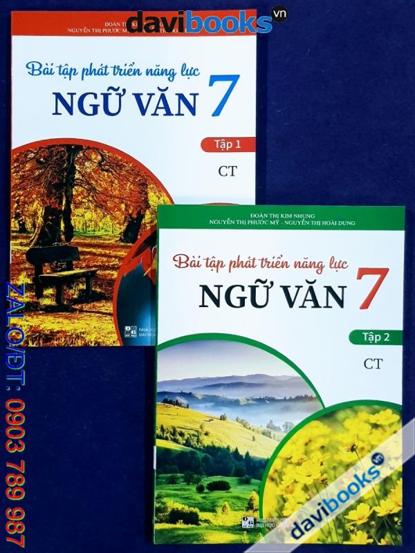 Combo 2Q: Bài Tập Phát Triển Năng Lực Ngữ Văn 7 (Bộ SGK Chân Trời ST)