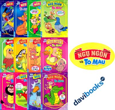 Em Đọc Ngụ Ngôn Và Tô Màu (Bộ 12 Quyển)