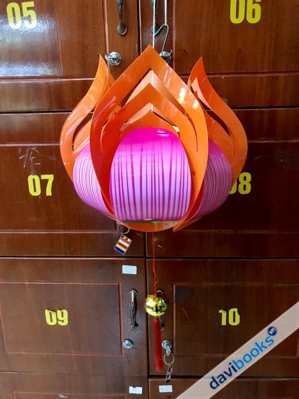 (ad10614) Lồng Đèn LD26 Cam Sen