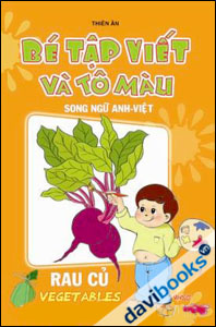 Tập viết và tô màu(Song ngữ): Rau củ