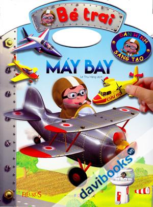 Bé Trai Dán Hình Sáng Tạo Máy Bay