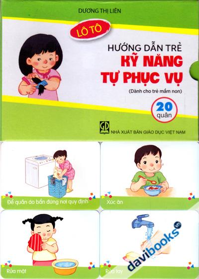 Lô Tô Hướng Dẫn Trẻ Kỹ Năng Tự Phục Vụ (20 Quân - Dành Cho Trẻ Mầm Non)