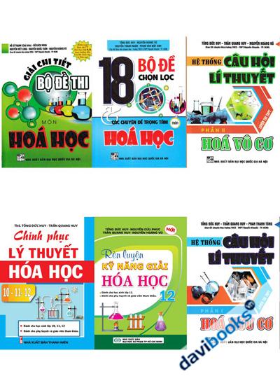Combo Sách Luyện Thi THPT Quốc Gia Môn Hoá Học Và Lớp 12