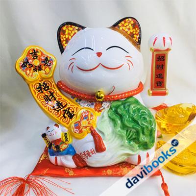(ad3270) Mèo Ngoắc Tay Cao 25cm