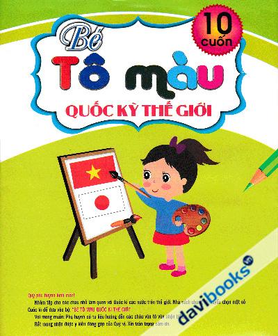Túi Bé Tô Màu Quốc Kỳ Thế Giới (10 Cuốn)