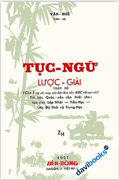Tục Ngữ Lược Giải