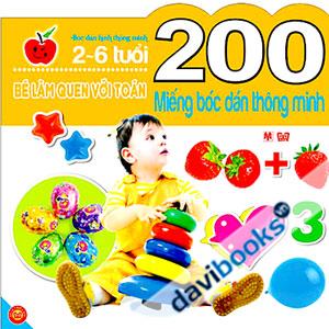 200 Miếng Bóc Dán Thông Minh Bé Làm Quen Với Toán